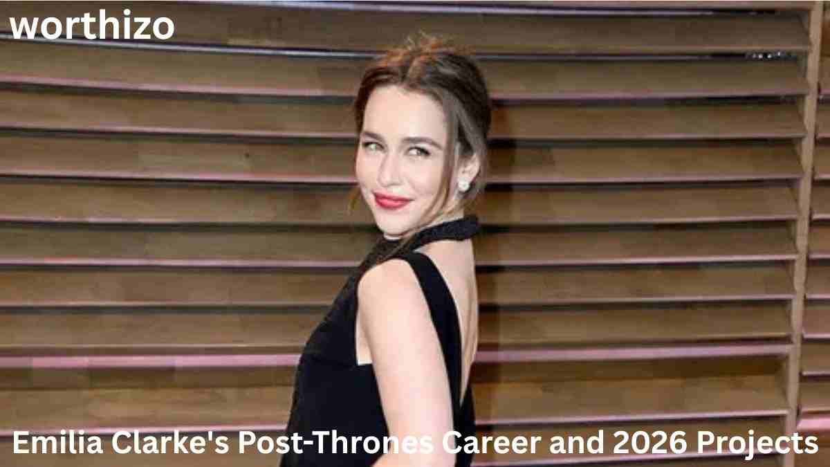 Emilia Clarke in a black evening gown – Emilia Clarke Net Worth and post-Thrones career
