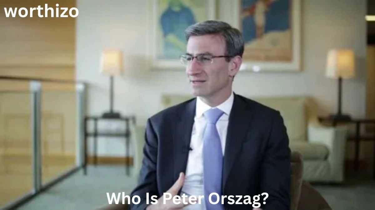 Peter Orszag wearing a suit and speaking in an interview – Peter Orszag Net Worth and career
