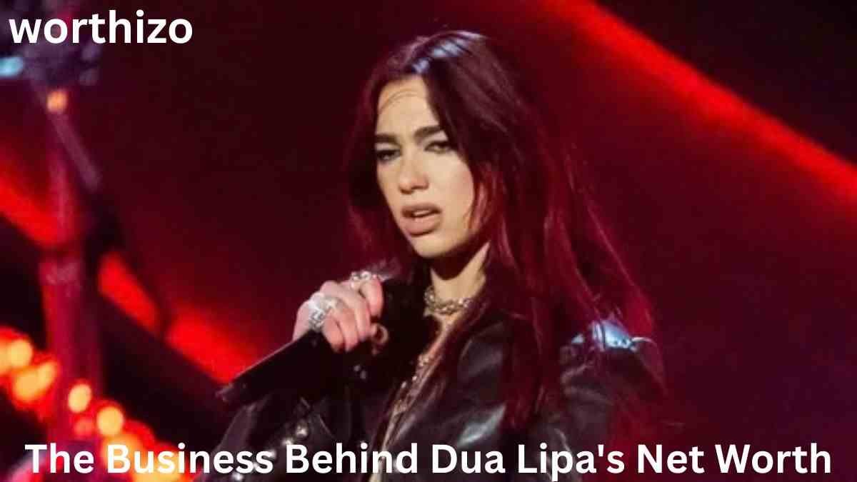 The Business Behind Dua Lipa’s Net Worth featuring Dua Lipa performing on stage